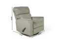 Berne pöörlev recliner tugitool (kiikuv) beež mõõdud
