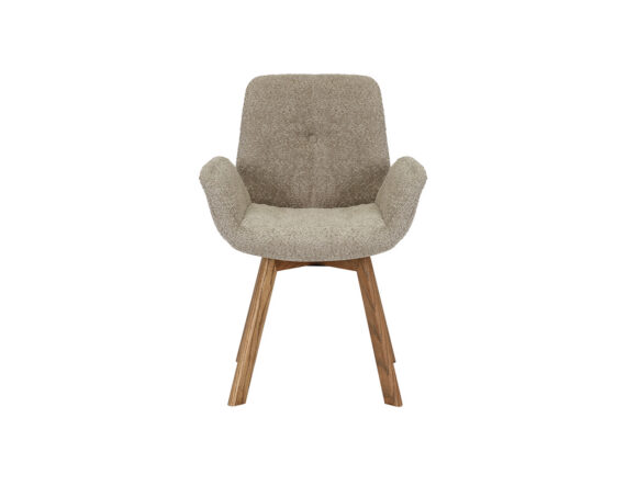 Philipe pöörlev söögitool helepruun