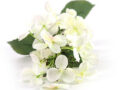 Kunstlill valge hortensia 75cm detailvaade