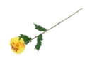 Kunstlill kollane daalia 75cm külgvaade