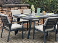 Aiamööbli komplekt Rotterdam (söögilaud + 6 tooli) detailvaade 1