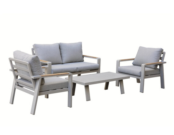 Aiamööbli komplekt Rotterdam (diivanilauaga)külgvaade