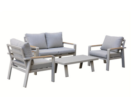 Aiamööbli komplekt Rotterdam (diivanilauaga)külgvaade