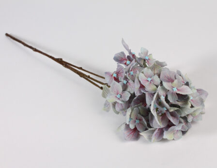Kunstlill sinine hortensia 65cm