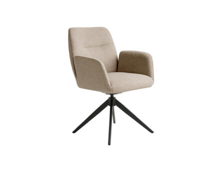 Roxana pöörlev söögitool taupe külgvaade