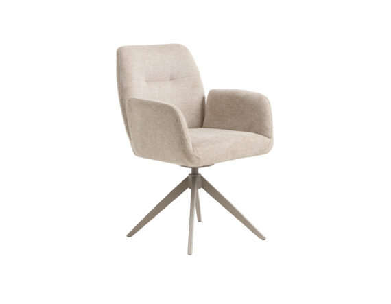 Roxana pöörlev söögitool sand hele jalg külgvaade