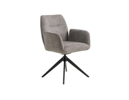 Roxana pöörlev söögitool helehall külgvaade