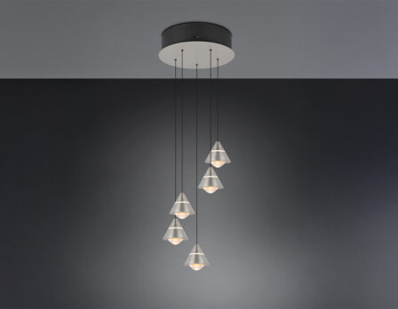 Laelamp Romeo 28cm hõbedane