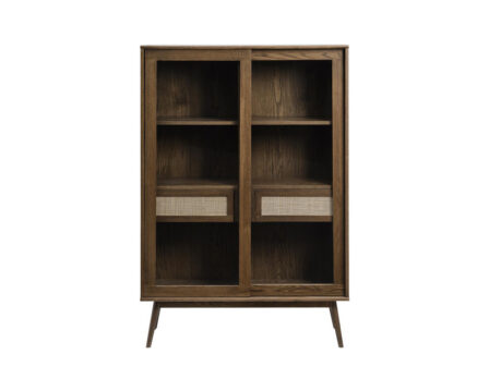 Barrali vitriinkapp tumepruun detailvaade 2