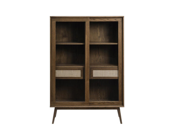 Barrali vitriinkapp tumepruun detailvaade 2