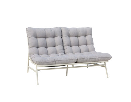 Aiamööbli Bali 2-kohaline diivan (hele)