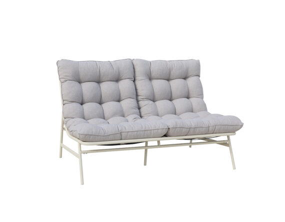 Aiamööbli Bali 2-kohaline diivan (hele)