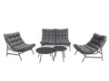 Aiamööbli Bali 2-kohaline diivan (tume) komplekt