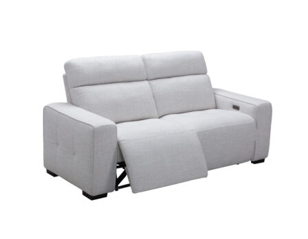 Yorks 3-kohaline recliner diivan (elektriline) külgvaade avatud