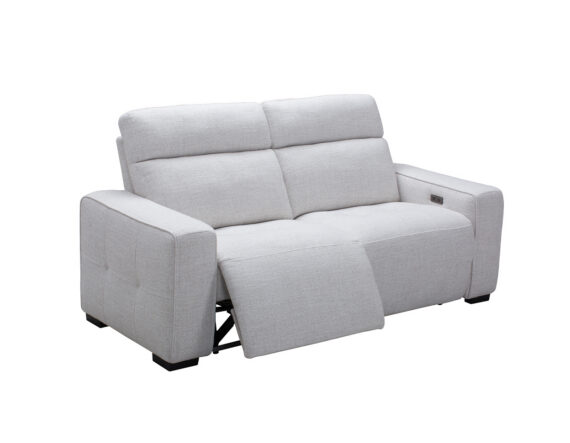 Yorks 3-kohaline recliner diivan (elektriline) külgvaade avatud