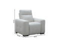 Yorks recliner tugitool (elektriline) mõõdud