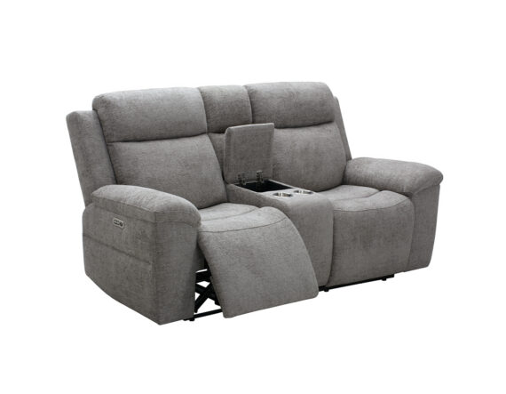 Duvall 2-kohaline recliner diivan (elektriline) külg avatud