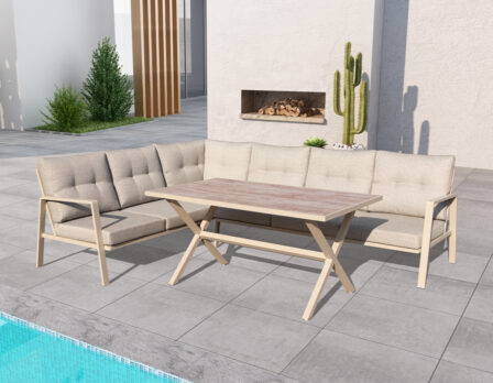 Aiamööbli komplekt Rella (beež)