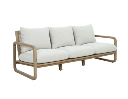 Aiamööbli Lando 3-kohaline diivan külgvaade