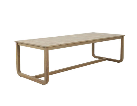 Aiamööbli Lando söögilaud (240x100 cm) külgvaade