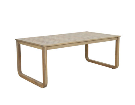 Aiamööbli Lando söögilaud (180x100 cm) külgvaade