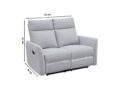 Bravo 2-kohaline recliner diivan mõõdud