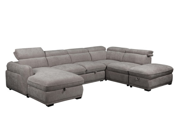 Venice U-kujuline diivanvoodi (hall) vasakpoolne külgvaade