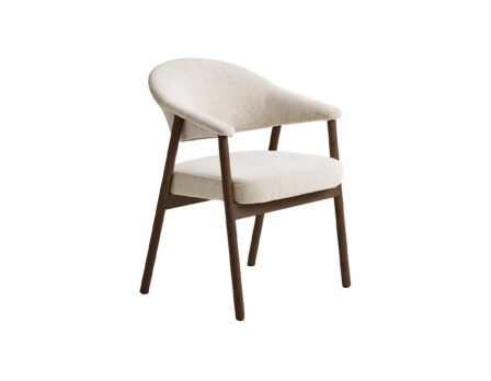 Elk söögitool tume puit külgvaade