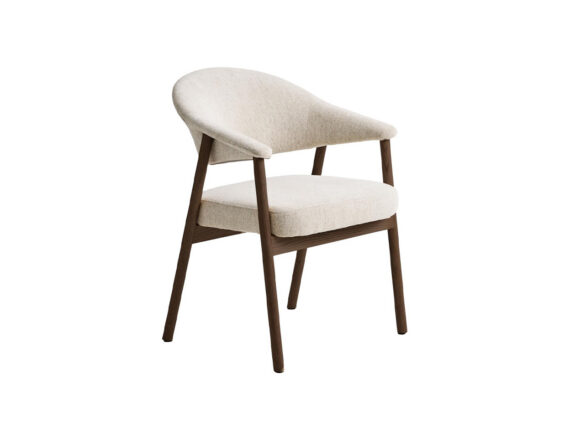 Elk söögitool tume puit külgvaade