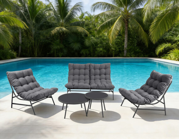 Aiamööbli komplektl Bali (tume)