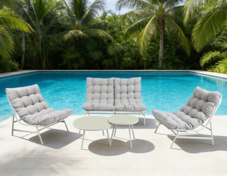 Aiamööbli komplekt Bali (hele)