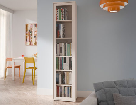 Alice Springs vitriinkapp sand interjöör