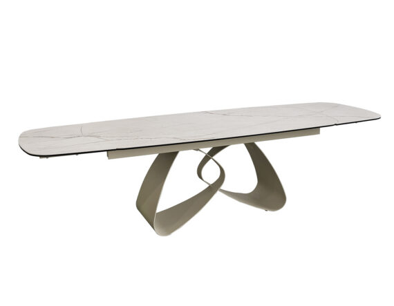 William pikendatav söögilaud külgvaade