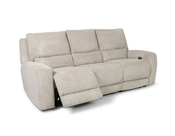 Martha 3-kohaline recliner diivan (elektriline) avatud vaade 7