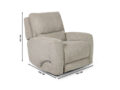 Martha pöörlev recliner tugitool (kiikuv) mõõdud
