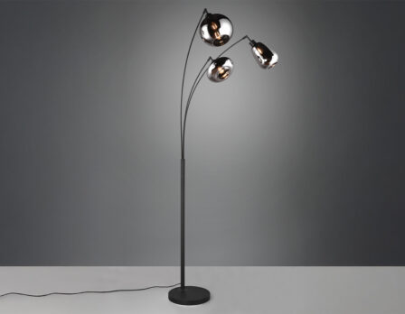 Põrandalamp Lumina must