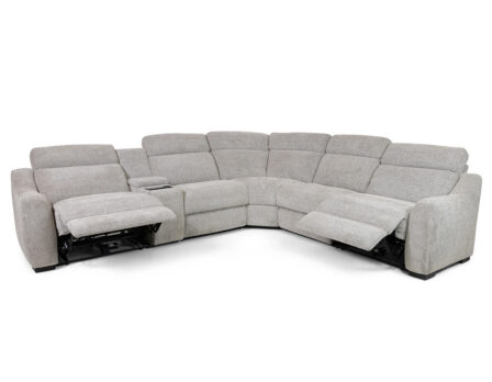 Emerson recliner nurgadiivan hall avatud vaade 5