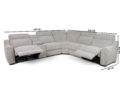 Emerson recliner nurgadiivan hall mõõdud