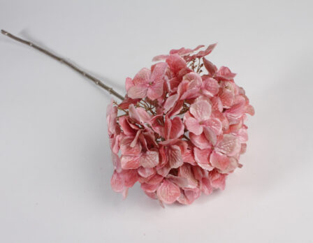 Kunstlill roosa hortensia 70cm