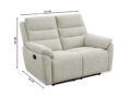 Benson 2-kohaline recliner diivan mõõdud