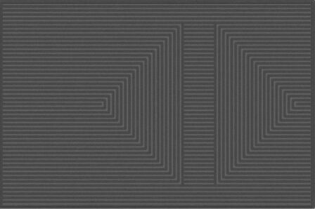 Vaip Curves 50x80 cm tumehall kolmnurk