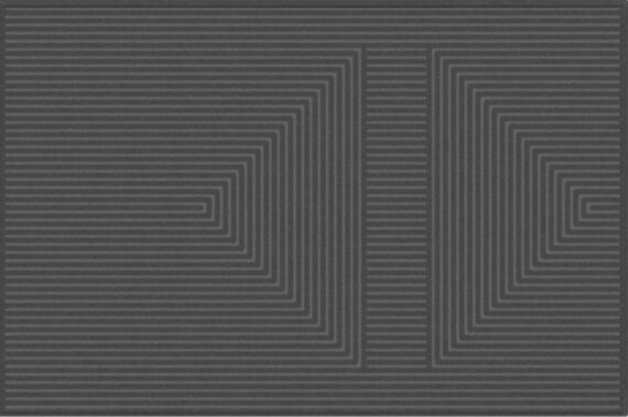 Vaip Curves 50x80 cm tumehall kolmnurk