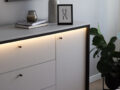 Gris kummut (136cm) detailvaade