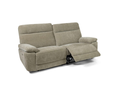 Sadie 3-kohaline recliner diivan (elektriline) avatud vaade 4