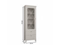 Miramare vitriinkapp (69 cm) mõõdud