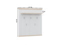Pontypool riidenagi seinale (102 cm) (valge)