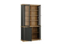Pontypool vitriinkapp (110 cm) (hall) avatud vaade