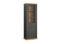 Pontypool vitriinkapp (70 cm) (hall) külgvaade