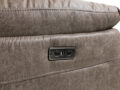 Lexie 3-kohaline recliner diivan (elektriline) detailvaade