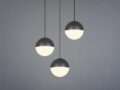 Laelamp Senta 25cm tumehall detailvaade 1